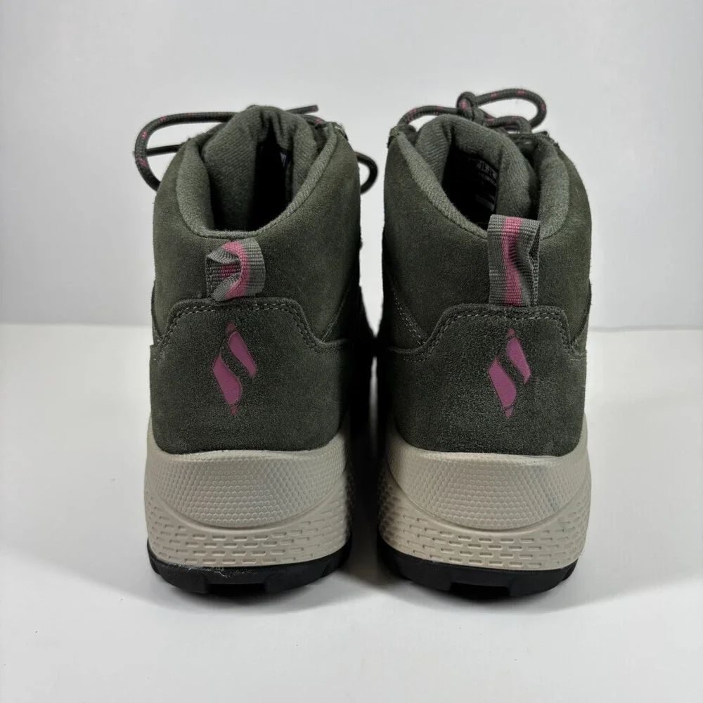Skechers Uno Rugged Women's US 10 Olive Green Suede Hiking Fashion Sneaker Boots